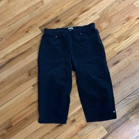 Catherines Jeans Catherines Pull On Knit Jean Size 416 Black Poshmark